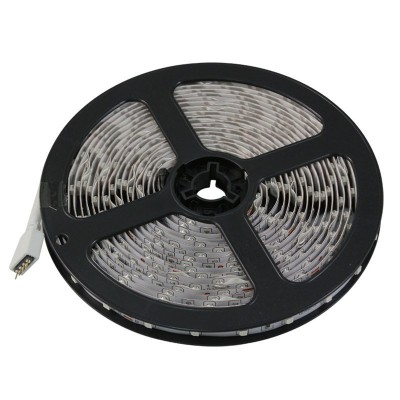 Гибкая светодиодная лента 300 SMD 3528, 5м, 12V, 8мм*2,7мм, влагостойкая, желтая