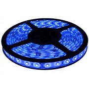 Гибкая светодиодная лента 300 SMD 3528, 5м, 12V, 8мм*2,7мм, влагостойкая, синяя