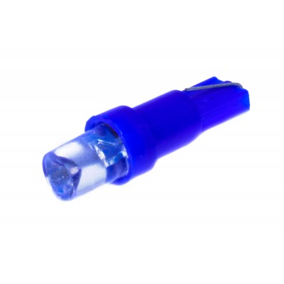 Светодиодная лампа AllLight T 5  1 диод LED W2*4.6d 12V BLUE