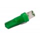 Светодиодная лампа AllLight T 5  1 диод LED W2*4.6d 12V GREEN