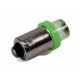 Светодиодная лампа AllLight T 8.5  1 диод LED BA9S 12V GREEN