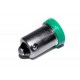 Светодиодная лампа AllLight T 8.5  1 диод 5050 BA9S 12V 0.45W GREEN