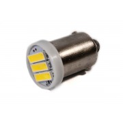 Светодиодная лампа AllLight T 8.5  3 диода 7014 BA9S 12V WHITE