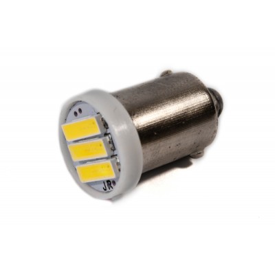 Светодиодная лампа AllLight T 8.5  3 диода 7014 BA9S 12V WHITE