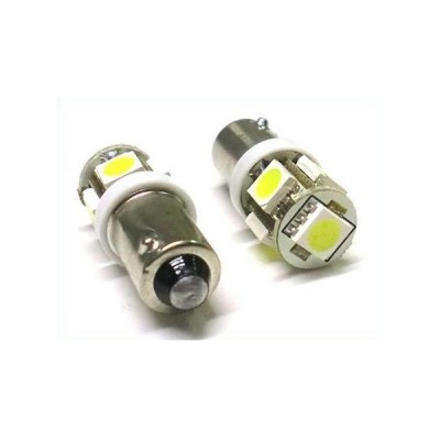 Светодиодная лампа AllLight T 8.5  5 диодов 5050 BA9S 12V WHITE