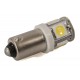 Светодиодная лампа AllLight T 8.5 5 диодов 5050 BA9S 24V WHITE