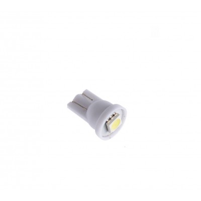 Светодиодная лампа AllLight T10  1 диод 5050 W2,1x9,5d 12V 0,45w WHITE