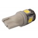 Светодиодная лампа AllLight T10  5 диодов 5050 W2,1x9,5d 12V WHITE