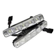 Ходовые огни DRL-102 (JH-105) 5 диодов (1w). W:2cm, L:3cm, H:3.3, H:5.4