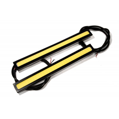 Ходові вогні HeadLight DRL COB 17 суцільне світло WHITE чорний корпус Ходові вогні HeadLight DRL COB 17 суцільне світло WHITE чорний корпус