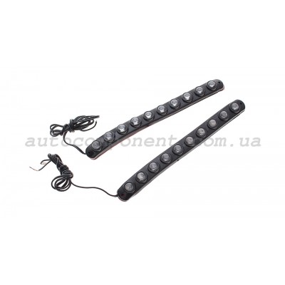 Ходові вогні DRL-DIY-2-10 діодів, гнучкий корпус Ходові вогні DRL-DIY-2-10 діодів, гнучкий корпус