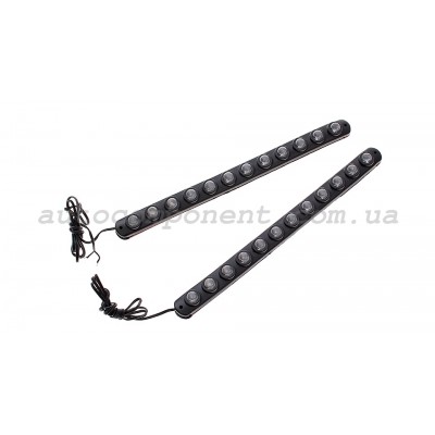 Ходові вогні DRL-DIY-2-12 діодів, гнучкий корпус Ходові вогні DRL-DIY-2-12 діодів, гнучкий корпус