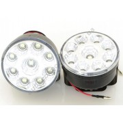 Ходовые огни DRL-JH-109-9LED Круглые, 9 диодов (0,5w)