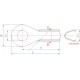 Кольцо медь 16 D=8.5 (100шт уп.)