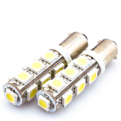 Светодиодная лампа AllLight T 8.5 13 диодов 5050 BA9S 12V WHITE