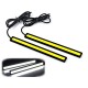 Ходовые огни HeadLight DRL COB 14CM сплошной свет YELLOW
