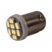 Светодиодная лампа AllLight T 8.5  8 диодов 3014 BA9S 12V WHITE