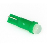 Светодиодная лампа AllLight T 5  1 диод  COB W2*4.6d 12V GREEN