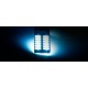 Светодиодная лампа AllLight T10 24 диода 4014 W2,1x9,5d 12V ICE BLUE + обманка и драйвер