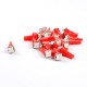 Светодиодная лампа AllLight T 5  1 диод SMD5050 W2*4.6d 12V RED