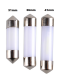 Світлодіодна лампа StarLight T11 FTS суцільне світло 360° Festoon SV8.5 (C5W/C10W) WHITE 36mm 12V