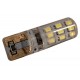 Светодиодная лампа AllLight T10 18 диодов 1030 W2,1x9,5d WHITE 12V в силиконе