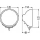 Фара дальнего света Hella Luminator Compact Metal 1F3009094021 Фара дальнего света Hella Luminator Compact Metal 1F3009094021