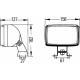Фара рабочего освещения Hella Double Beam 1GA006991091 (ближний)