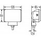 Фара противотуманная Hella Micro FF 1NA007133801 (комплект 2 фары)