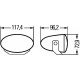 Фары противотуманного света FF-50 Hella 1NA008283801 (комплект 2 фары)