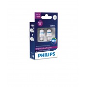 Автолампа диоды PHILIPS 12799LED X-Treme Vision T10 1LED 12V W2,1X9,5d 1W 8000K SET 2pcs.