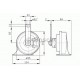 Звуковой сигнал Bosch 0986AH0503 12V (420/500 Гц, 60W)