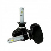 Комплект світлодіодних ламп HeadLight S1 H1 6500K 8000lm з радіатором 12-24V