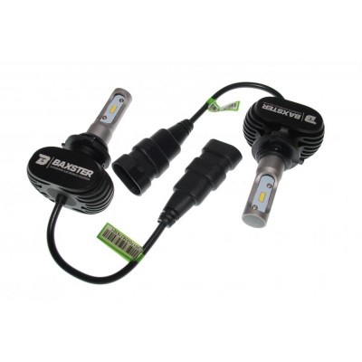Комплект LED ламп BAXSTER S1 HB4(9006) 5000K 4000lm с радиатором