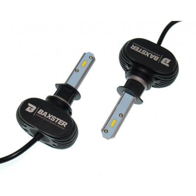 Комплект LED ламп BAXSTER S1 H1 6000K 4000lm с радиатором
