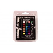 Светодиодные лампы AllLight T10  6 диодов 5050 W2,1x9,5d 12V с пультом ДУ