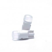 Светодиодная лампа T10 2SMD 2835 матовая керамика 120Lm W2,1x9,5d WHITE 12V