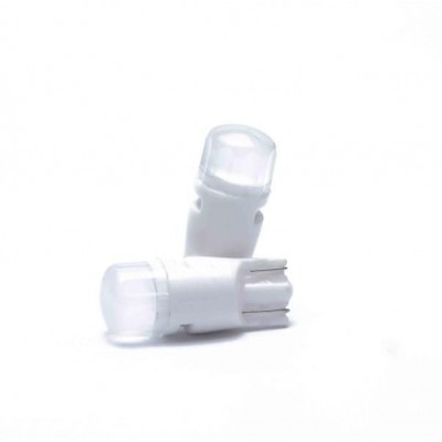 Светодиодная лампа T10 2SMD 2835 матовая керамика 120Lm W2,1x9,5d WHITE 12V Светодиодная лампа T10 2SMD 2835 матовая керамика 120Lm W2,1x9,5d WHITE 12V