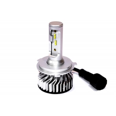 Комплект LED ламп AllLight F2 H4 50W 6500K 7000lm з вентиляторами (Philips technology)