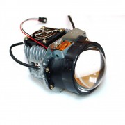 Линза светодиодная BLUELIGHT CR12 3.0 дюйма 4000Lm 5900K (black) ближний-дальний (2шт/комлект)
