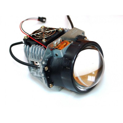 Линза светодиодная BLUELIGHT CR12 3.0 дюйма 4000Lm 5900K (black) ближний-дальний (2шт/комлект)