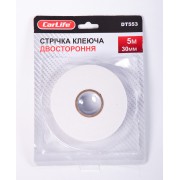 Скотч двусторонний CARLIFE, 30мм, 5м (DT553)