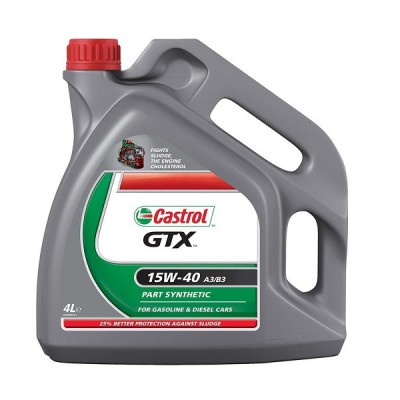 Масло моторное Castrol GTX 15W-40 Benzin, Diezel 4 л