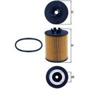 Масляный фильтр Mahle OX173/2D OPEL "1,0-1,4 "04