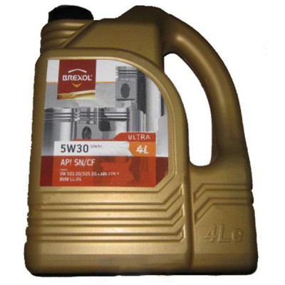 Моторное масло Brexol Ultra Plus GN 5W-30 4 л (48391051002)