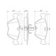 Тормозные колодки Bosch дисковые передние BMW 5 520i,523i,535i -03 0986424485