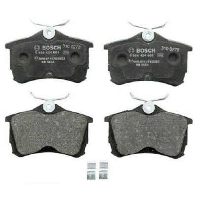 Тормозные колодки Bosch дисковые задние HONDA Accord 1.8i,2.0i,2.2,2.4 -03 0986424661