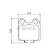 Тормозные колодки Bosch дисковые задние LEXUS GS,IS,SC 97 0986494231
