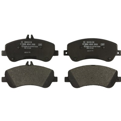 Тормозные колодки Bosch дисковые передние Mercedes GLK "F "09 0986494302