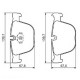 Тормозные колодки Bosch дисковые задние BMW 3/5/6/7X5/X6 "R "02>> 0986494325